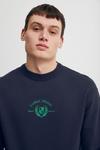 Свитер Casual Friday Sweatshirt Sage, ночной синий - фото 3