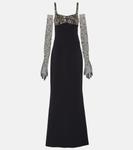 Декорированное платье beatriz Safiyaa, черный - фото