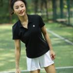 Футболка поло женская черная BMAI - фото 6