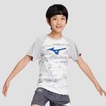 Детская футболка Mizuno Dry Aeroflow, серая - фото 9