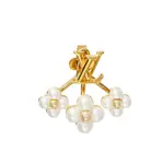 LOUIS VUITTON Серьги Lv Floragram - фото 5