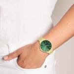 Женские часы с разделенным разделенным циферблатом Nine West, розовый - фото 5