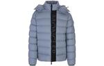 Пуховик мужской синий Moncler - фото
