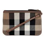 Burberry Плетёный холщовый клатч - фото 3