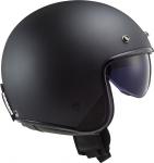 Шлем LS2 of601 bob ii solid jet, Black Matt - фото 3