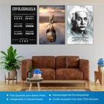 Картина на холсте Hustling Sharks LOOK OUT, синий - фото 3