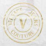 Футболка с принтом логотипа VERSACE JEANS COUTURE, белый - фото 7