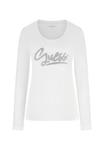 Топ Guess MIT LOGO-STRASSSTEINEN, Weiß/White - фото 5