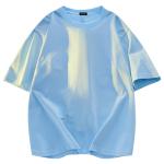 Футболка унисекс хлопковая, темно-синяя - фото 10