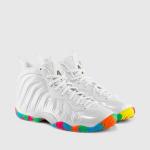 Кроссовки Nike Little Posite One GS 'Fruity Pebbles', белый - фото 3