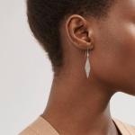 Серьги Tiffany & Co. Elsa Peretti Mesh, серебро - фото 2