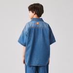 Детская джинсовая рубашка Lee, светло-голубой - фото 10