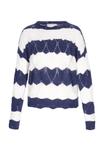Джемпер usha Jumper, Navy Offwhite/Dark Blue - фото 5