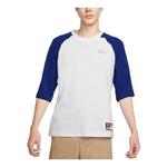 Футболка Nike Colorblock Round Neck Pullover three-quarter sleeve Unisex White, белый - фото