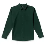 Рубашка с длинным рукавом Volcom Caden Solid, зеленый - фото 3