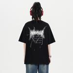 Футболка унисекс Cotton, красный/черный - фото 4