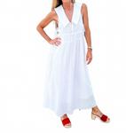 Воскресное платье миди в белом THML - фото