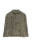 Джемпер Massimo Dutti BRUSHED FINISH CAPE, Mottled Dark Green - фото