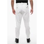 Белые хлопковые брюки Dsquared2, White - фото 4