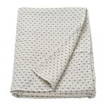 Покрывало Ikea Jakobslilja, 230х250, белый/антрацит - фото