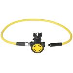 Осьминог для дайвинга SCD 500 SUBEA, черный желтый - фото 2