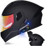 Шлем мотоциклетный AAREG, черный - фото