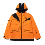 Футболка для лыж Unisex Mizuno, оранжевая - фото