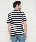 Футболка мужская Guess Jeans в полоску, белый - фото 3