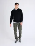 Свитер U.S. Polo Assn Soft Jersey Crew Neck, черный - фото 4