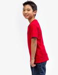 Футболка U.S. Polo Assn. Boys Basic V-neck, красный - фото 3