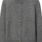 Вышитый кардиган Tory Burch, thunder cloud серый - фото 6