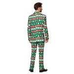 Мужской костюм Suitmeister Christmas Green в скандинавском стиле, зеленый - фото 2