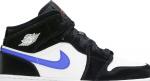 Кроссовки Air Jordan 1 Mid GS Black Racer Blue, черный - фото 2