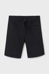 Хлопковые детские шорты Mayoral, черный - фото 2