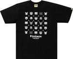 Футболка BAPE Baby Milo x Pokemon Monotone Tee #4 'Black', черный - фото 2