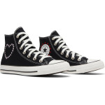 Кроссовки Converse Wmns Chuck Taylor All Star High Embroidered Hearts - Black, черный - фото 8