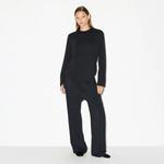 Лонгслив Skims Boyfriend, черный - фото 2