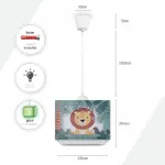 Подвесной светильник GRETA E27 Paco Home, белый - фото 5