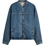 Джинсовая куртка мужская синий Zara - фото