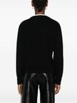 SANDRO джемпер с вышитым логотипом, черный - фото 4