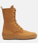 зимние ботинки Gommino на шнуровке Tod's, Cammello Chiaro - фото 4