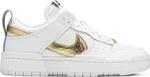 Кроссовки Nike Wmns Dunk Low Disrupt 'White Metallic Gold', белый - фото 2