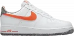 Кроссовки Nike Air Force 1 Low 'White Total Orange', белый - фото