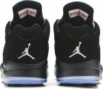 Кроссовки Air Jordan 5 Low Golf Metallic, черный - фото 6