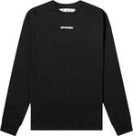 Лонгслив Off-White Marker Long-Sleeve Tee 'Black/Red', черный - фото 2