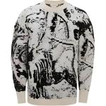 Alexander McQueen Свитер мужской белый - фото