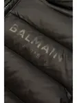 Пуховик с логотипом Balmain Kids, черный - фото 3