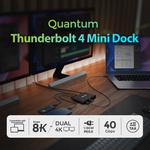 Док-станция IOGEAR Quantum Thunderbolt 4 Mini Dock GTD4MHTAA - фото 3
