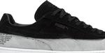 Кроссовки Puma Stampd x Suede Classic White Black, черный - фото 2