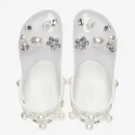 Сабо Crocs Classic x Simone Rocha, белый/полупрозрачный - фото 3